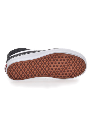 Mittelhohe Vans Filmore Hi Plateau-Sneaker in Schwarz und Weiß