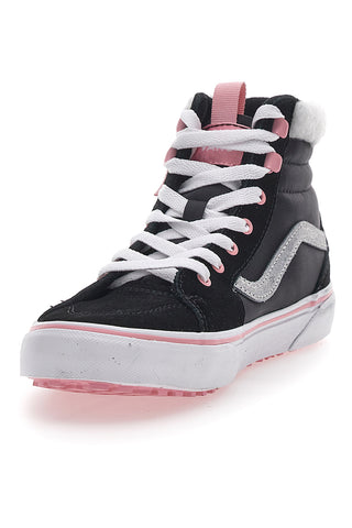 Vans Filmore Hi Vansguard Mid-Cut-Sneaker in Schwarz und Rosa