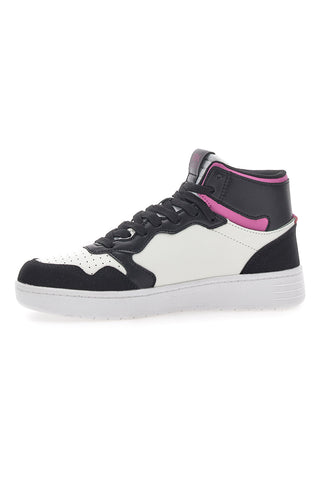 Britische Knights Noors Mid Sneakers Schwarz-Weiß