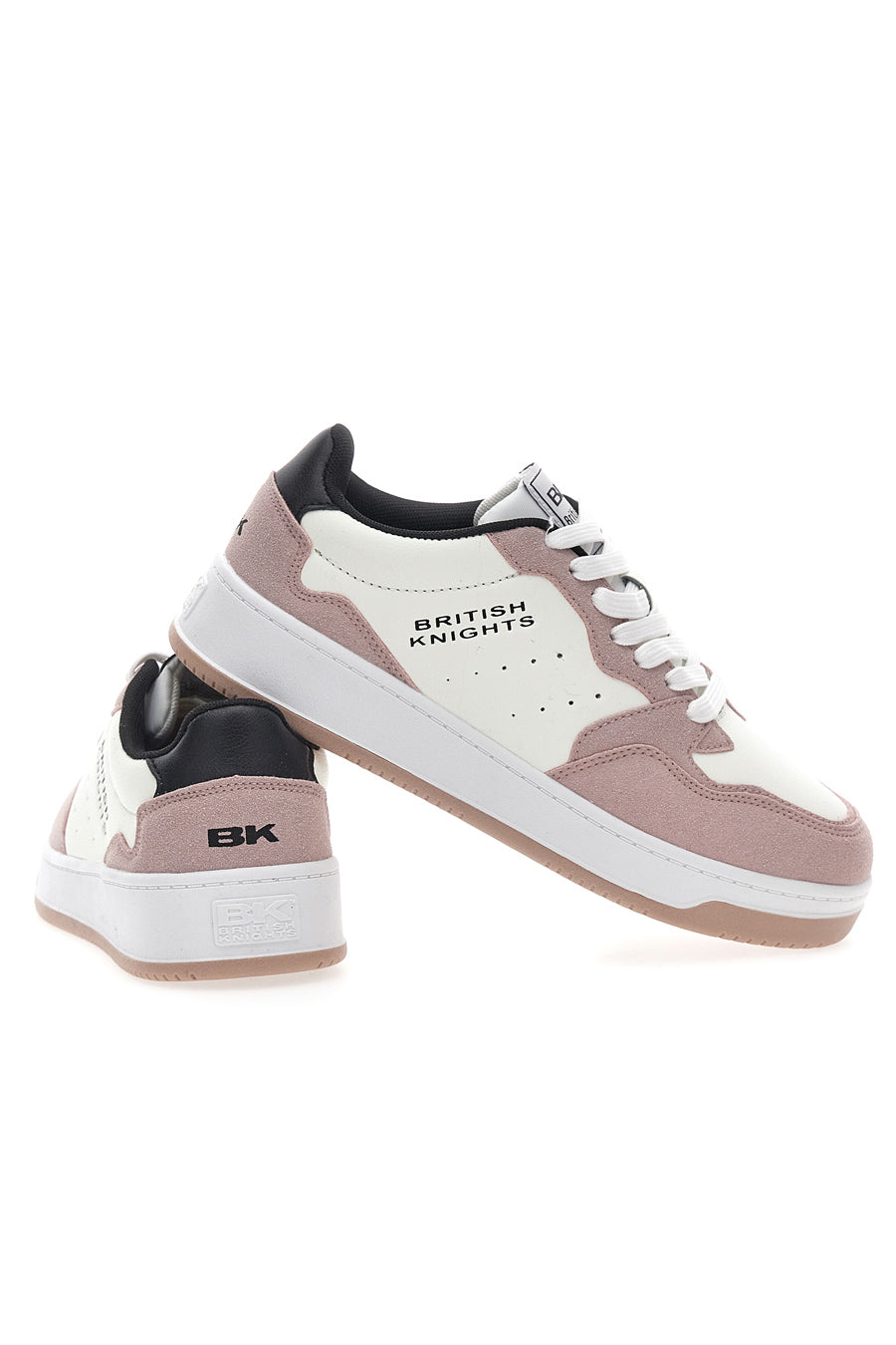 British Knights Viga, Scarpe da Ginnastica Donna, Bianco Rosa Chiaro Nero, 36 EU British Knights Viga, Scarpe da Ginnastica Donna, Bianco Rosa Chiaro Nero, 36 EU