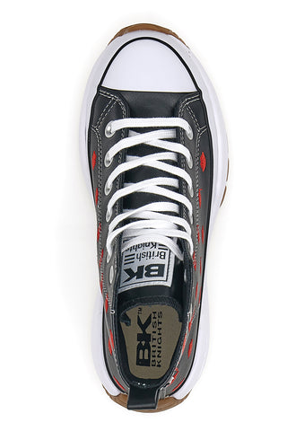 Schwarze Plateau-Sneaker „Kaya Mid Fly“ von British Knights