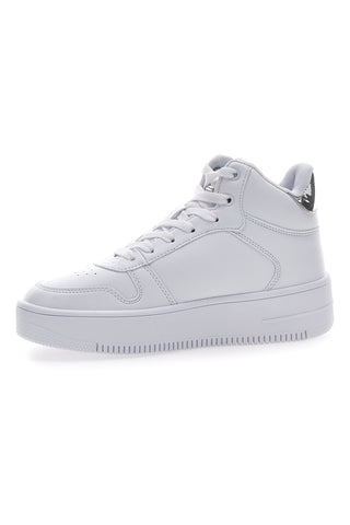 Sneakers mit Flatform Champion Rebound Plat Mid Metal White