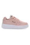 Rosa Turnschuhe mit Flatform Champion Rebound Platform G Gs