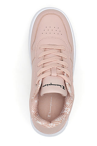 Rosa Turnschuhe mit Flatform Champion Rebound Platform G Gs