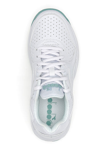 Diadora Smash 6 W Weiße Tennisschuhe