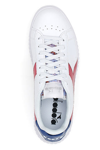 Weiße Sneakers mit Schnürsenkeln Diadora Step P Teatime