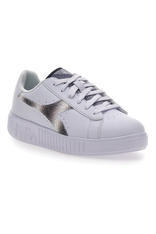 Weiße Turnschuhe mit Plateau Diadora Game Step Glow Gs