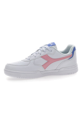 Diadora Raptor Low Gs Weiße Turnschuhe