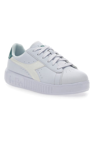 Weiße Sneakers mit Schnürsenkeln Diadora Game Step GS Glazed