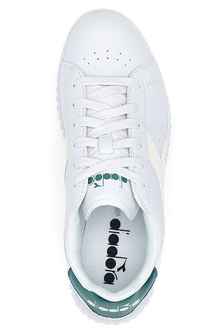 Weiße Sneakers mit Schnürsenkeln Diadora Game Step GS Glazed