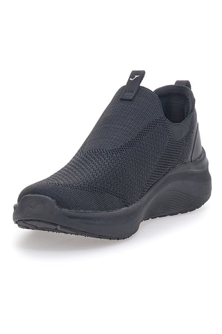 Joma Laceless Lady 2401 Atmungsaktive schwarze Slip-On-Sneaker mit Memory-Schaum