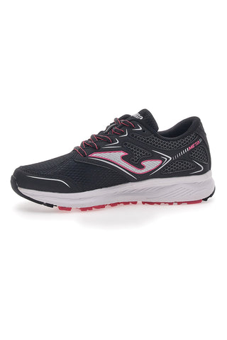 Joma Lady 2401 Schwarze Trekkingschuhe mit kontrastierendem Logo