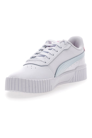 Weiße Turnschuhe mit Plateau Puma Carina 2 Jr