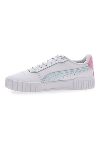 Weiße Turnschuhe mit Plateau Puma Carina 2 Jr