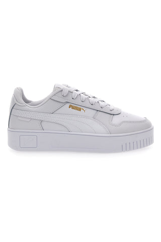 Weiße Plateau-Sneaker Puma Carina Street JR
