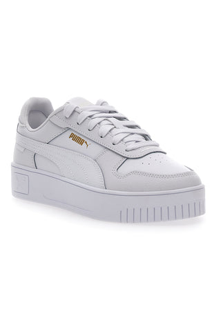 Weiße Plateau-Sneaker Puma Carina Street JR