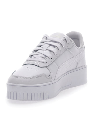 Weiße Plateau-Sneaker Puma Carina Street JR