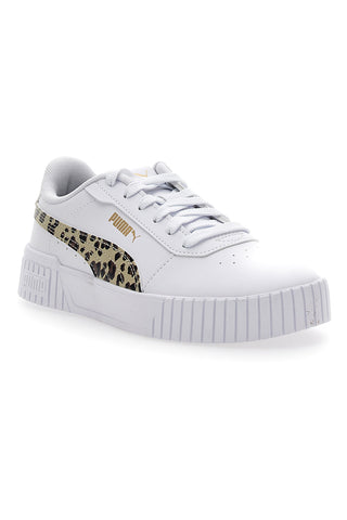Sneakers Bianche Leopardate Puma Carina 2.0 Animal Update
