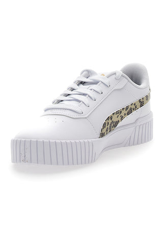 Sneakers Bianche Leopardate Puma Carina 2.0 Animal Update