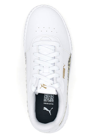 Sneakers Bianche Leopardate Puma Carina 2.0 Animal Update