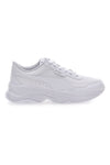 Weiße, klobige Turnschuhe von Puma „Cilia Mode“.
