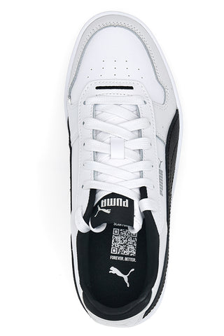 Weiße Turnschuhe mit schwarzen Details Puma Carina Street