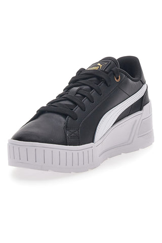 Schwarze Turnschuhe mit Keilabsatz von Puma Karmen