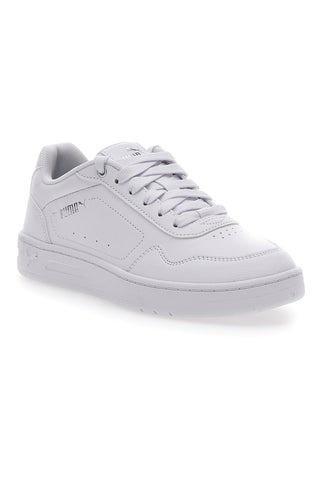 Puma Court Edle weiße Sneakers mit Schnürsenkeln