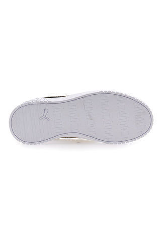 Sneakers Bianche Casula con Lacci Puma Carina 2.0 Mettalic Shine
