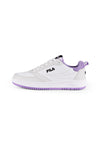 Weiße Sneakers und lila Sohle Fila Raga Wmn