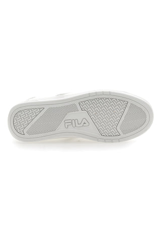 Weiße Sneakers mit silbernem Glitzer Fila CrossCourt 2 F Wmn