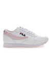 Fila Orbit Low Damen-Sneaker in Weiß und Rosa