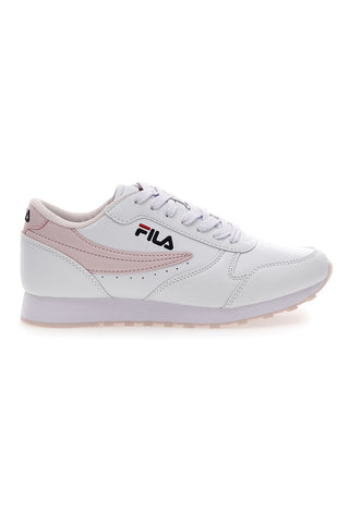 Fila Orbit Low Damen-Sneaker in Weiß und Rosa