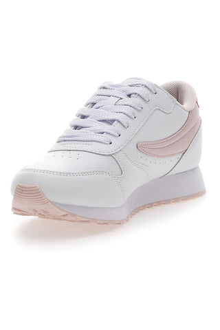 Fila Orbit Low Damen-Sneaker in Weiß und Rosa