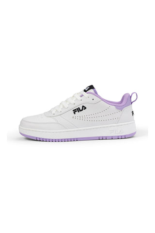 Weiße Turnschuhe mit lila Sohle Fila Rega Teen