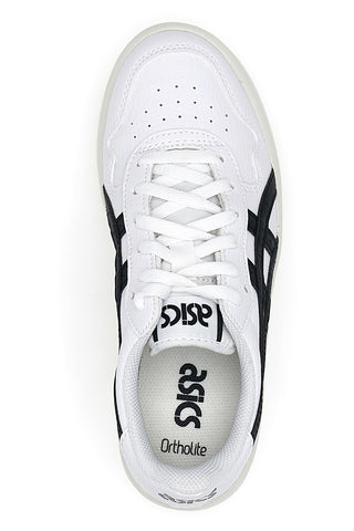 Weiße und schwarze Plateau-Sneaker mit Ortholite Asics Japan S PF