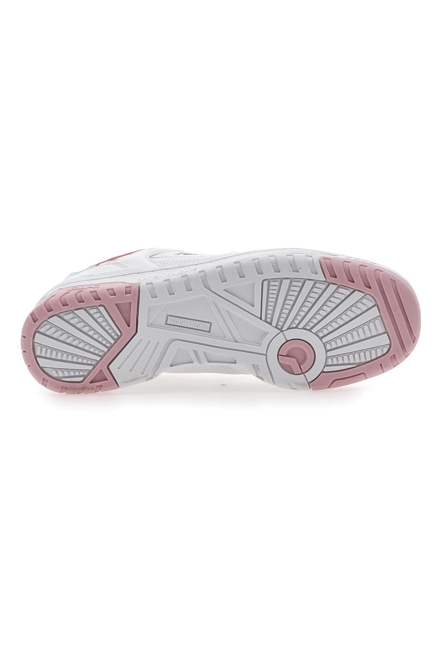 British Knights Aura Scarpe Da Ginnastica Donna - Bianco/Rosa, Taglia 41 EU, Ispirate Al Basket, Suola Comfort