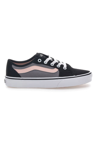 Schwarze Sneakers mit Schnürsenkeln Vans Filmore Decon