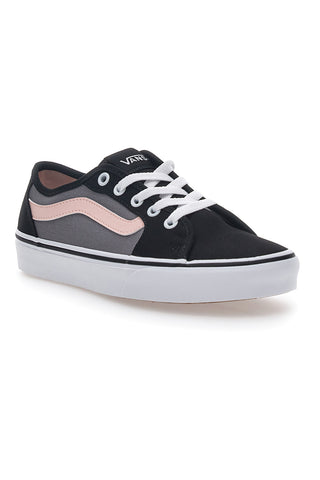 Schwarze Sneakers mit Schnürsenkeln Vans Filmore Decon
