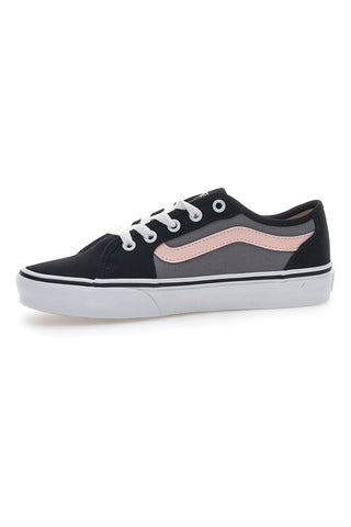 Schwarze Sneakers mit Schnürsenkeln Vans Filmore Decon