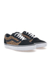 Sneakers Nere Con Fantasia Animalier Vans Ward