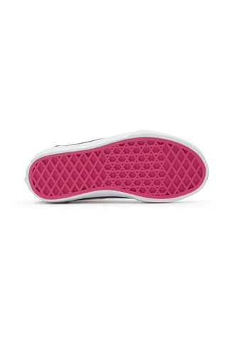 Vans Ward Skateboarding-Sneaker in Schwarz und Fuchsia