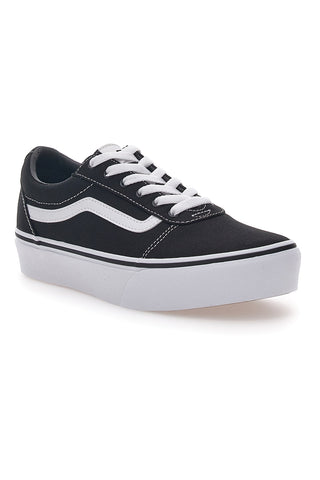Schwarze Sneakers mit Seitenband Vans MY Ward Platform