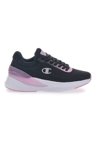 Schwarze Fitnessschuhe aus Champion Hydra-Stoff