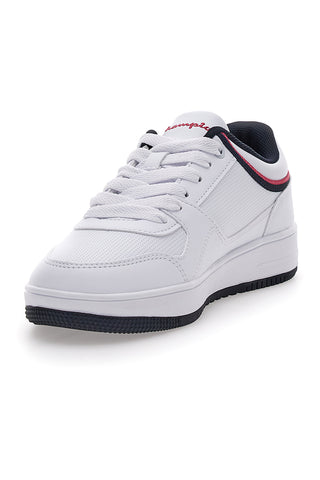 Champion Rebound Low Casual Weiße Sneakers mit Schnürsenkeln