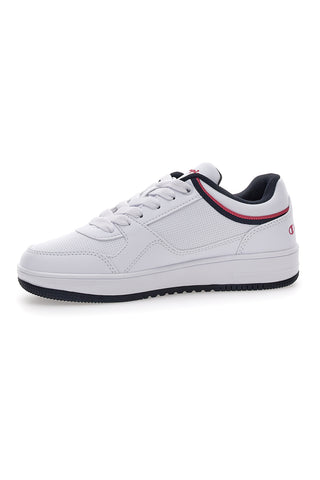 Champion Rebound Low Casual Weiße Sneakers mit Schnürsenkeln