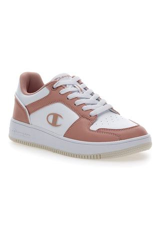 Champion Rebound 2.0 Low Sneakers in Rosa und Weiß