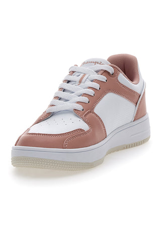 Champion Rebound 2.0 Low Sneakers in Rosa und Weiß