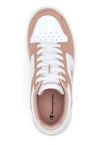 Champion Rebound 2.0 Low Sneakers in Rosa und Weiß