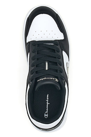 Schwarz-weiße Sneaker „Champion Rebound 2.0 Low“.